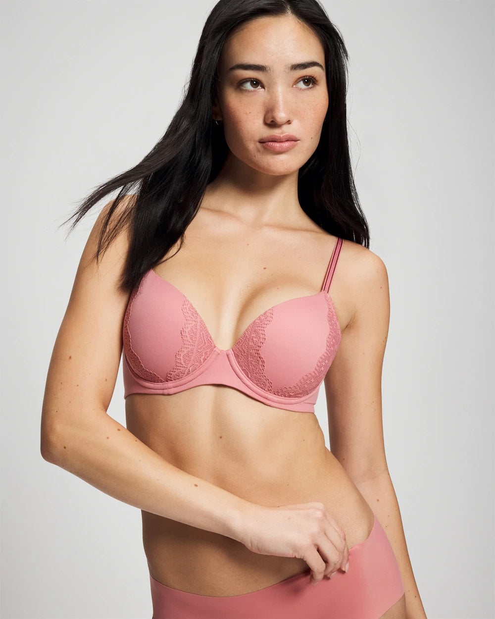 Enchanting Lace Trim Bra