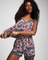 Lace-Trim Pajama Shorts