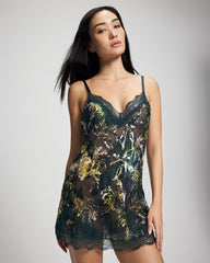 Silk Burnout Chemise