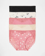 Lace Hipster 5 Pack