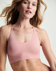 Racerback Bralette with Lace Back