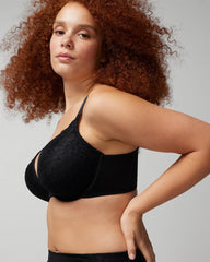Push-up Plunge Bra with Lace