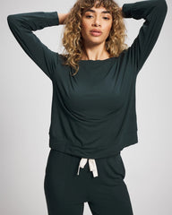 Long-Sleeve Pajama Top