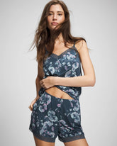 Lace-Trim Pajama Shorts