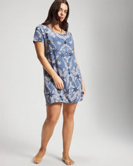 Short Sleeve Scoop Neck Sleepshirt