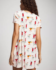 Short Sleeve Scoop Neck Sleepshirt