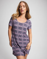 Short Sleeve Scoop Neck Sleepshirt