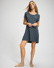 Short Sleeve Scoop Neck Sleepshirt