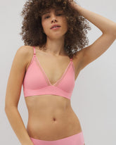 Geo Lace Trim Bralette