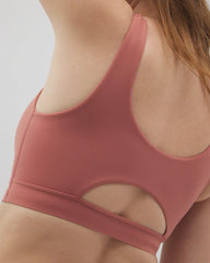 High-Neck Yoga Bra