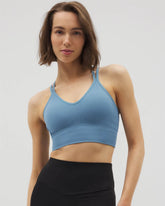 Longline Bra with Strappy Back