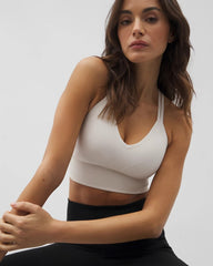 Longline Bra with Strappy Back