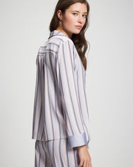 Long-Sleeve Notch Collar
