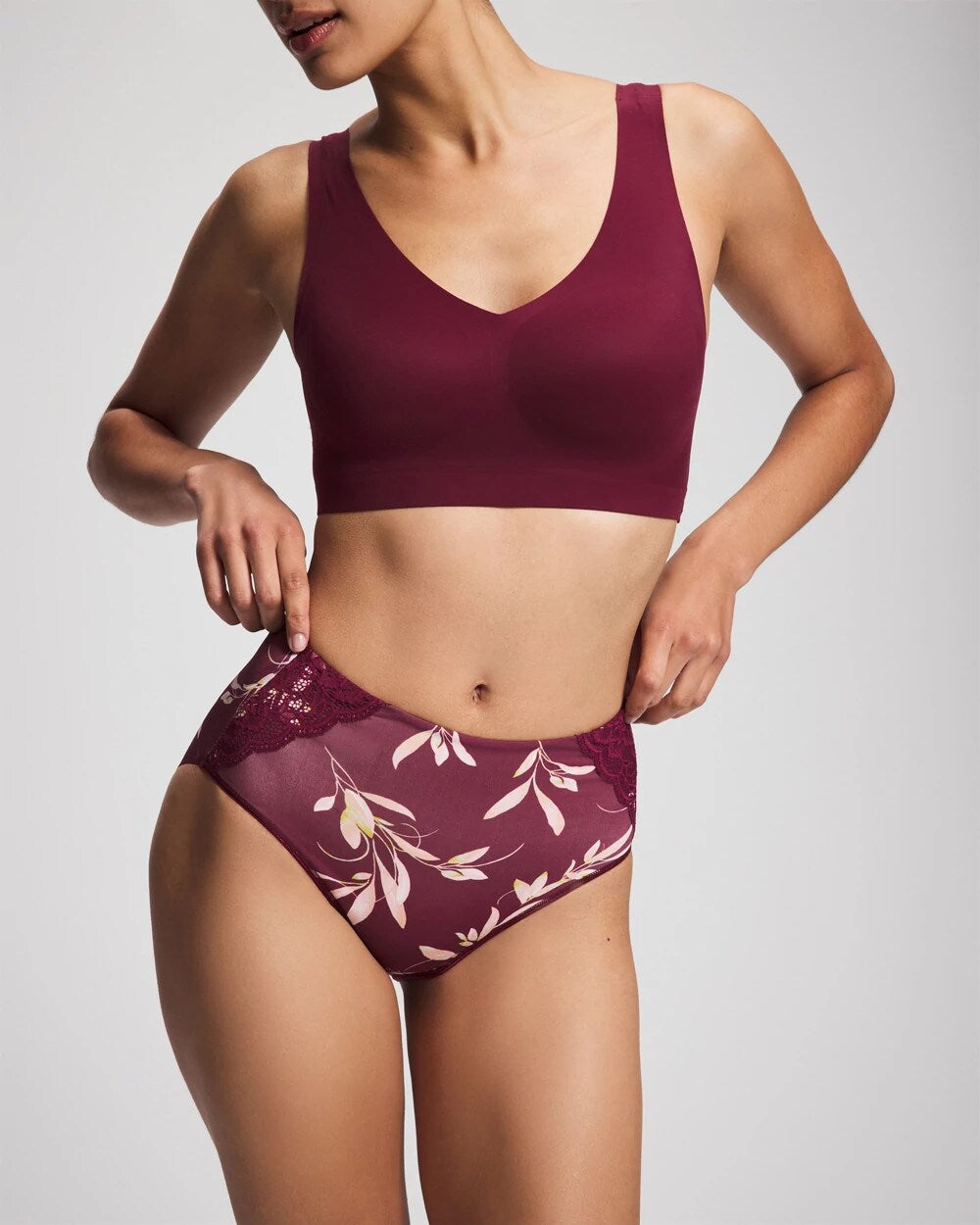 Tummy Modern Brief Panty with Lace