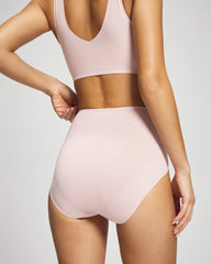 Tummy High-Waist Brief Panty with Lace
