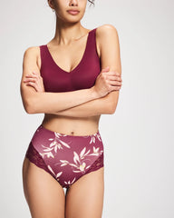 Tummy High-Waist Brief Panty with Lace