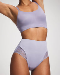 Tummy High-Waist Brief Panty with Lace