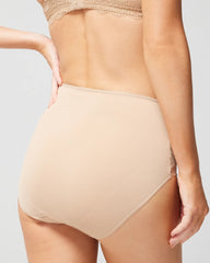 High-Waist Brief Panty with Lace