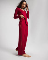 Lace Relaxed Wide Leg Pajama Pant