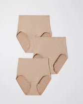 Tummy High-Waist Brief Panty 3 Pack