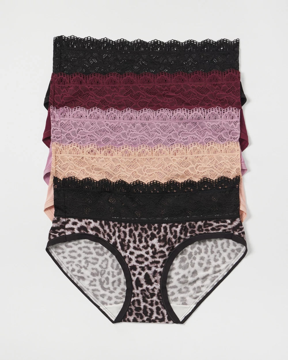Hipster Panty with Super Soft Enchanting Lace 5 pack