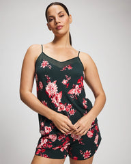Mesh Trim Pajama Cami