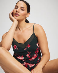 Mesh Trim Pajama Cami