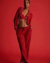 Pajama Pant w/ Cuff and Piping