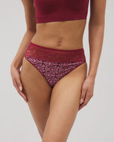 Edge High-Leg Panty with Lace
