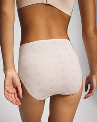 Tummy High-Leg Brief Panty with Lace