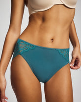 High-Leg Panty with Enchanting Lace