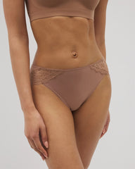 High-Leg Panty with Enchanting Lace