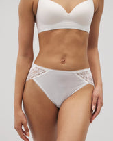 High-Leg Panty with Enchanting Lace