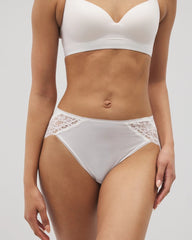 High-Leg Panty with Enchanting Lace