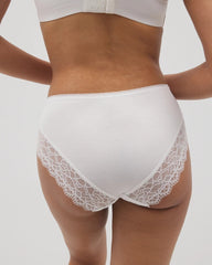 High-Leg Panty with Enchanting Lace
