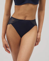 High-Leg Panty with Enchanting Lace