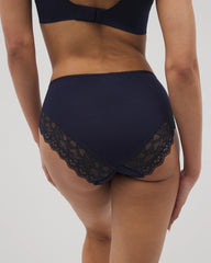 High-Leg Panty with Enchanting Lace