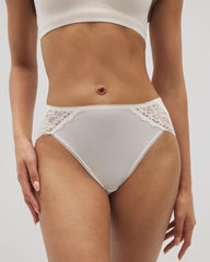 High-Leg Panty with Enchanting Lace