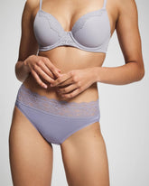 High-Leg Panty with Enchanting Lace