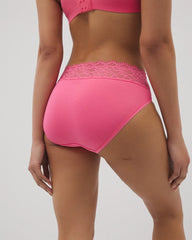 High-Leg Panty with Enchanting Lace