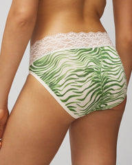 High-Leg Panty with Enchanting Lace