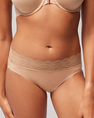High-Leg Panty with Enchanting Lace