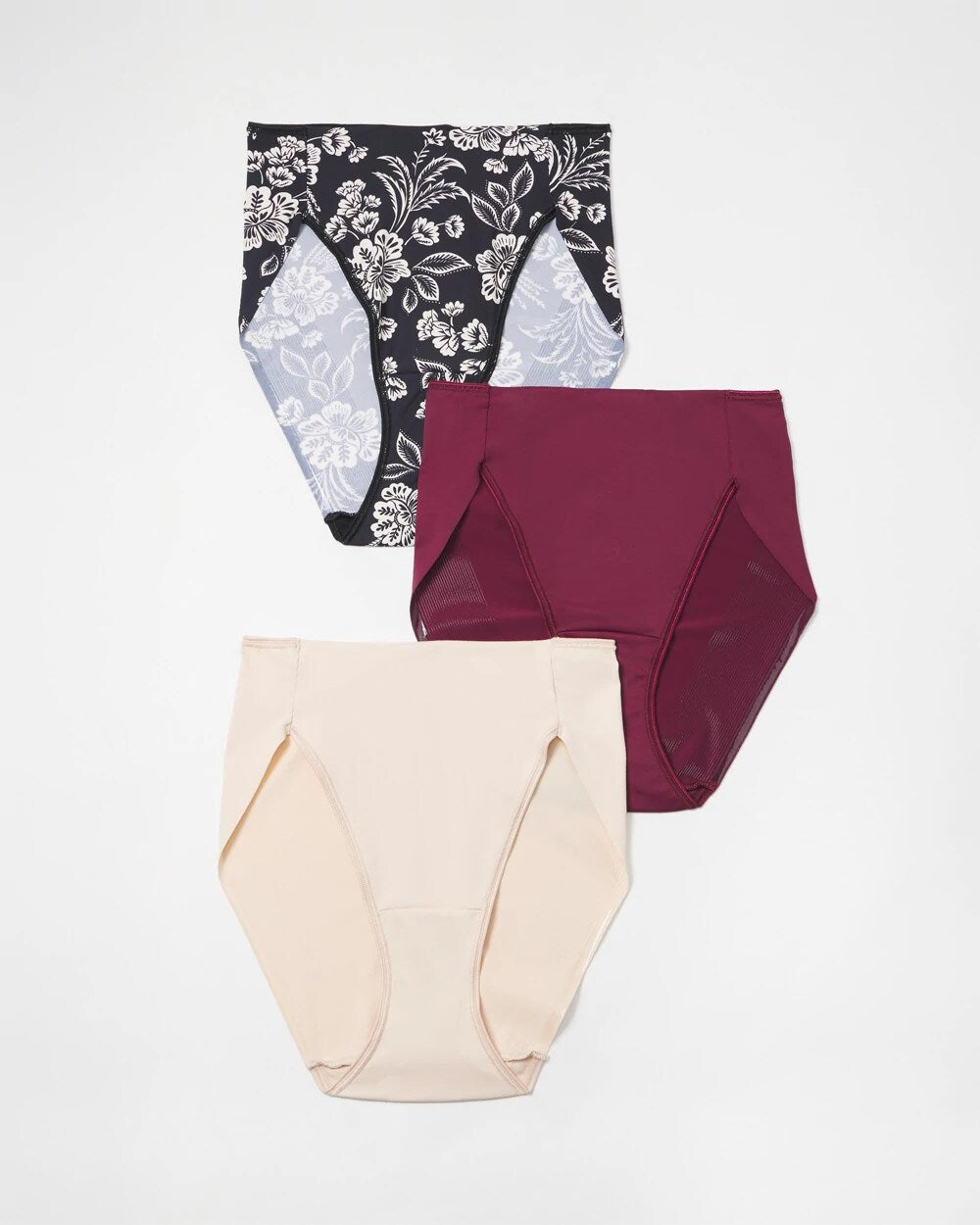 Tummy High-Leg Brief Panty 3 Pack