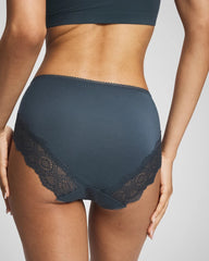 Embraceable High-Leg Panty with Crochet Lace