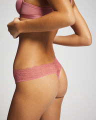 Thong Panty with Enchanting Lace