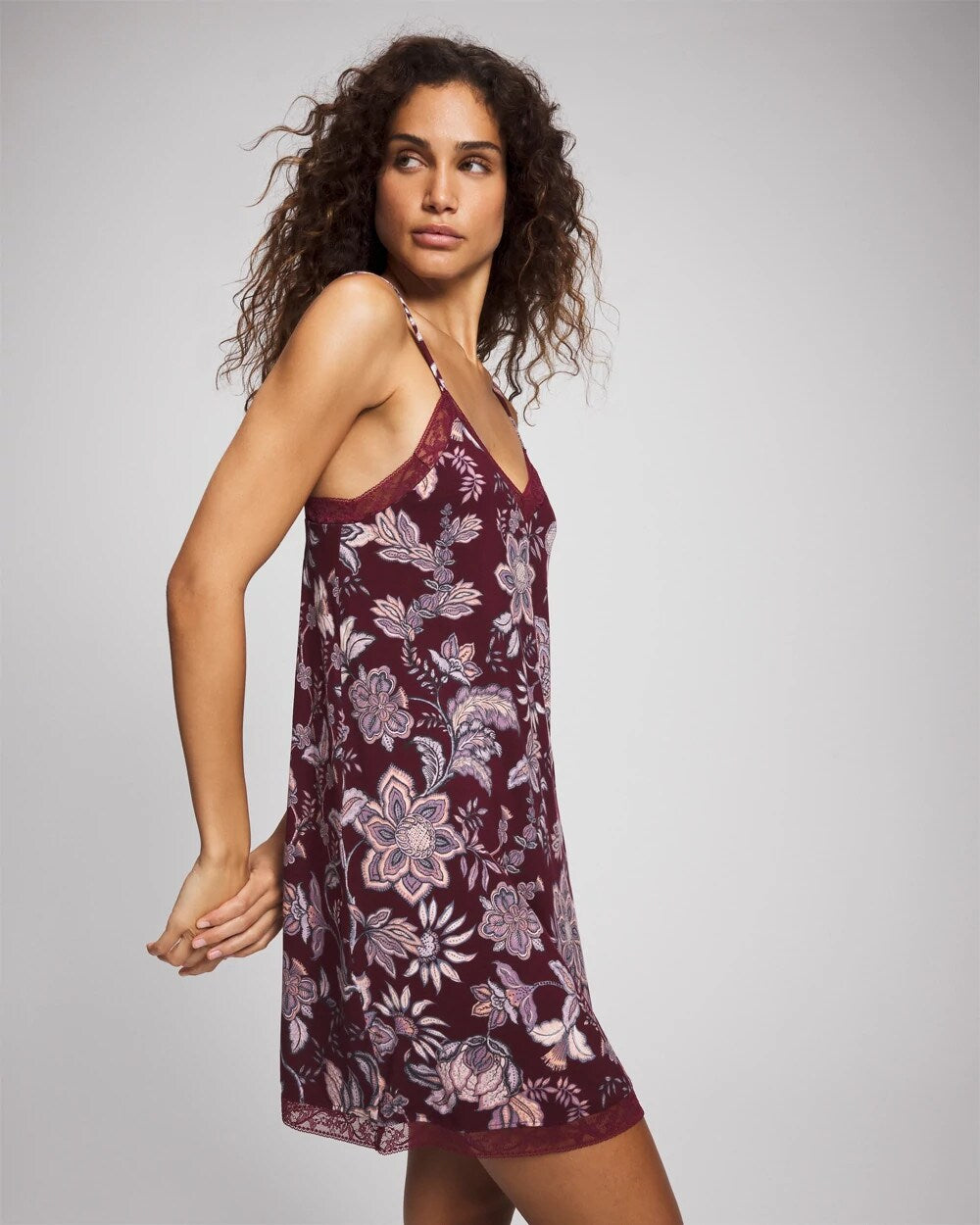 Lace Trim Chemise
