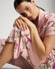 Piped Crop Pajama Pant