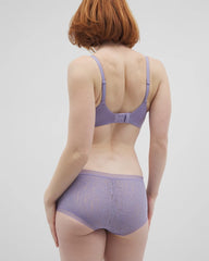 Soma Boyshort Panty with Stretch Lace