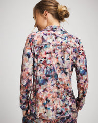 Long-Sleeve Notch Collar Pajama Top