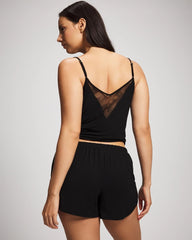 Lace Relaxed Pajama Short